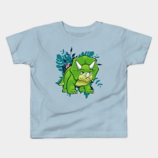 Baby Triceratops Kids T-Shirt